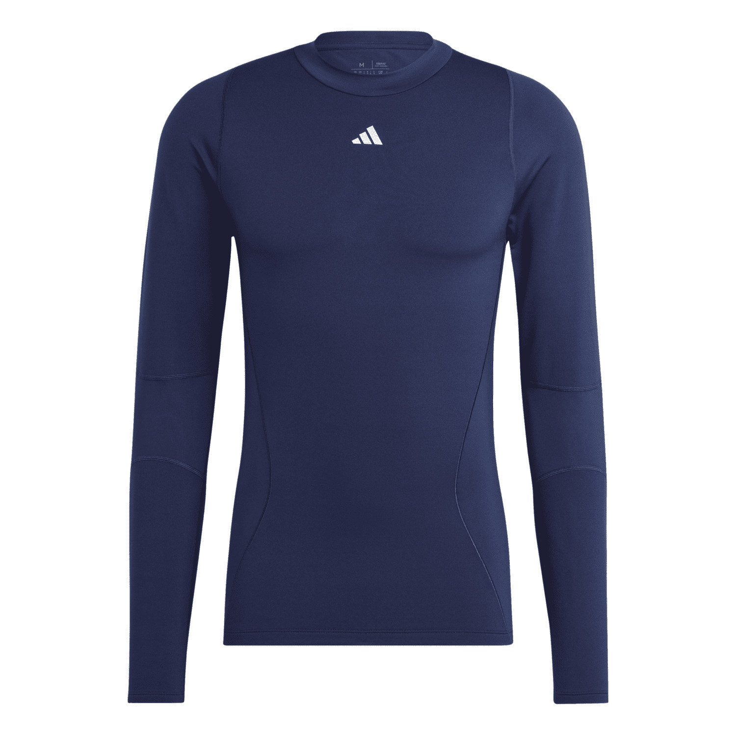 Adidas - T-shirt d'entraînement à manches longues et compression - Bleu marine